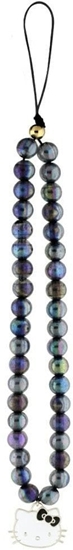 Picture of Hello Kitty Pearls Kitty Head - Zawieszka do telefonu (czarny)