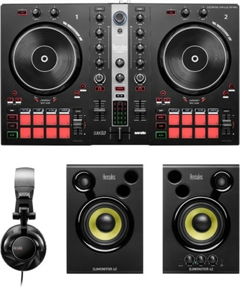 Attēls no Hercules | DJ controller | DJ Essentials Kit | Speakers | USB connectivity