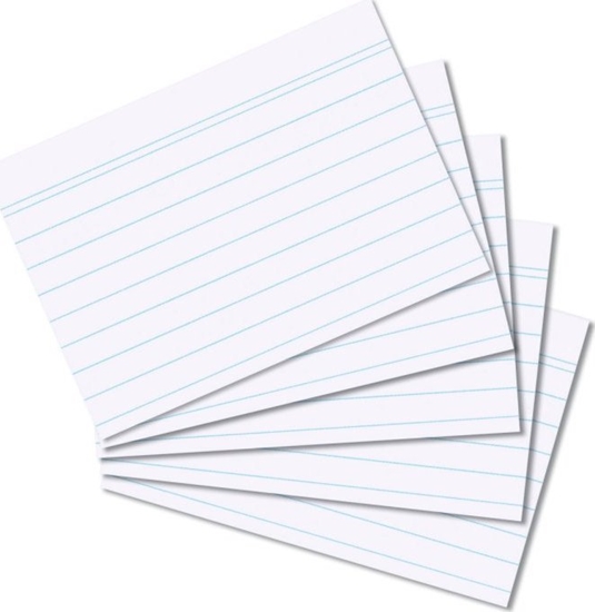 Picture of Herlitz Kartki kartotrkowe A8/100K LIN HER BIA FOL - 10621464