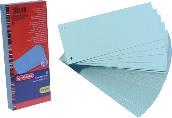 Picture of Herlitz Przekadki do segregatora 1/3 A4 100szt HERLITZ