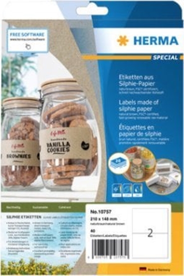 Picture of Herma HERMA  Etiketten Silphie A4 20 Blatt 210x148
