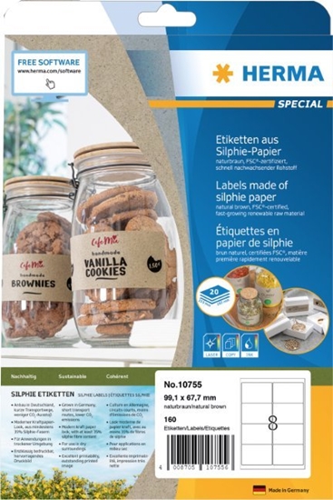 Picture of Herma HERMA  Etiketten Silphie A4 20 Blatt 99.1x67.7