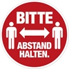 Picture of Herma Hinweisetiketten Abstand rot/weiß Text/Pict.      5St.