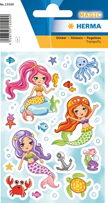 Picture of Herma HERMA Sticker MAGIC Little Mermaid Transpuffy