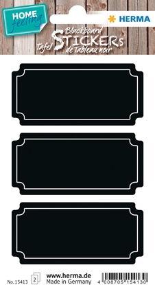 Picture of Herma HERMA Tafeletiketten Schilder schwarz 6St.