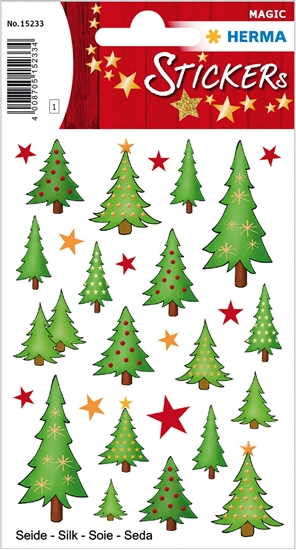 Picture of HERMA MAGIC WEIHN. TANNENBÄUME. SEIDE