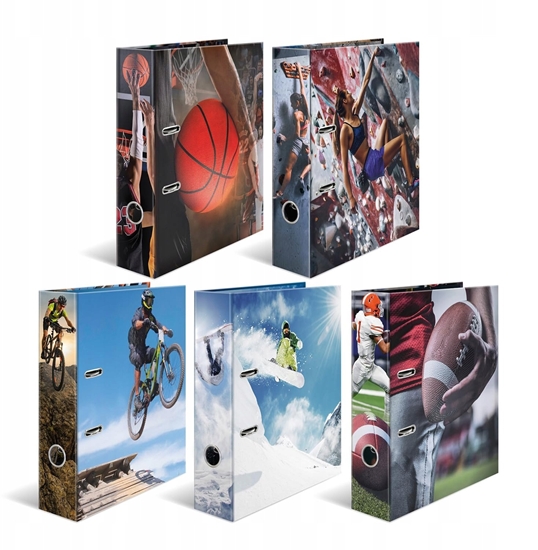 Picture of HERMA Ordner A4 Karton Sport Sortiment 5 versch. Motive