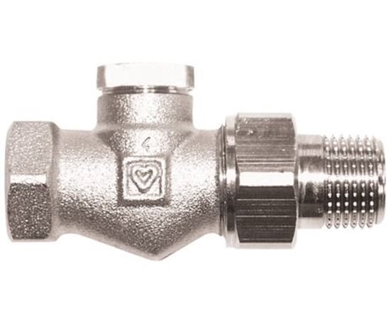 Picture of Herz Zawór grzejnikowy powrotny prosty 1/2" (1372341)