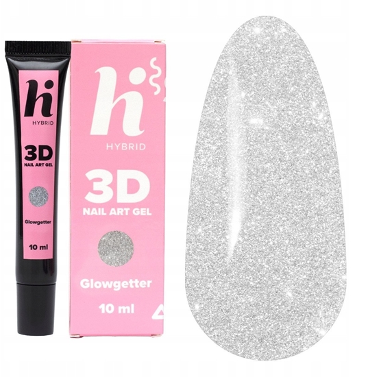 Изображение HI HYBRID Nail Art el do zdobie 3D Glowgetter 10 ml