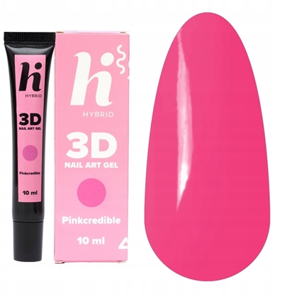 Изображение HI HYBRID Nail Art el do zdobie 3D Pinkcredible 10ml