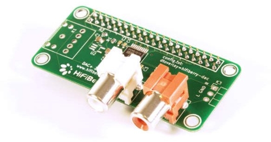 Изображение HiFiBerry HiFiBerry DAC+ RCA Zero, skirtas 4B/3B+/3/2/B+/A+/Zero