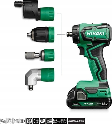 Picture of Hikoki HIKOKI WKRTARKA 18V DS18DDQWRZ 55Nm 2x2,0Ah BL WYMIENNE GOWICE HITSYSTEM