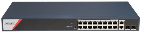 Изображение Hikvision DS-3E1520HP-SI-16P2T2F Managed Switch PoE - - - - 1 - Switch - 1 Gbps (DS-3E1520HP-SI-16P2T2F)