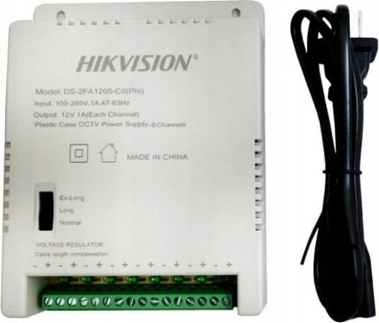 Изображение Hikvision Zasilacz 12V/1A DS-2FA1205-C8(EUR)