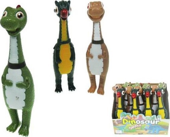 Picture of Hipo Dinozaur 32cm ciskany, dwik 3 rodzaje 4237/38/39 p12, mix cena za 1 szt