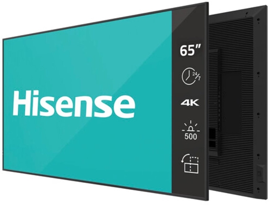Picture of Hisense 65 Zoll 4K UHD IPS Digital Signage Display - 24/7 Operation