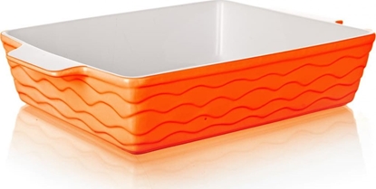 Изображение Hit MISA NACZYNIE CERAMICZNE DO ZAPIEKANIA 33x21 cm ORANGE BANQUET