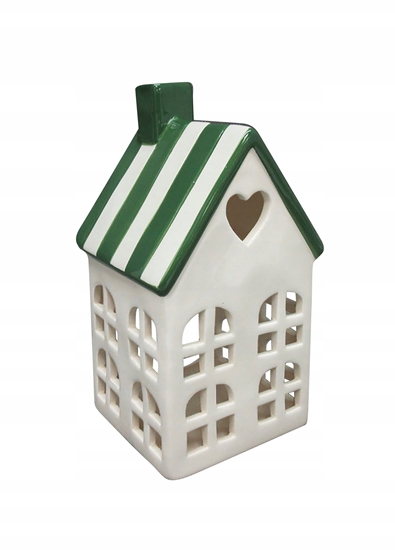 Изображение HYTTE Domek lampion 8,8x8,5xh17,2 cm