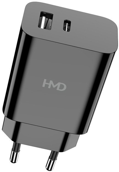 Picture of HMD Dual Port Wall Charger 30 W, black