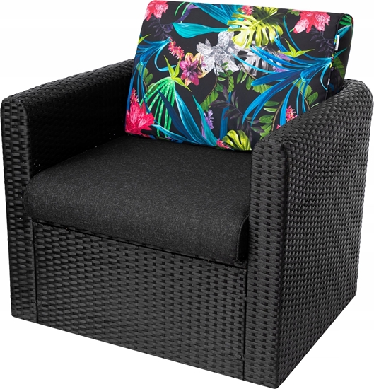 Изображение Hobbygarden R3 PODUSZKA NEL CZARNY + KOLOROWE LICIE