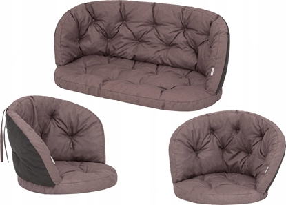 Изображение Hobbygarden Zestaw poduszek Amanda 1+2, Brzowe