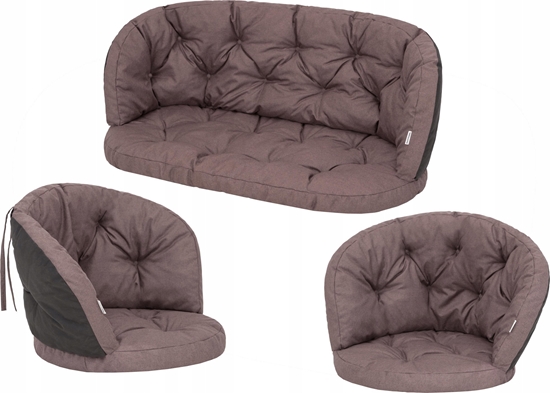 Изображение Hobbygarden Zestaw poduszek Amanda 1+2, Brzowe