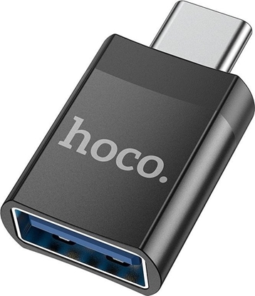 Attēls no Hoco HOCO ADAPTER OTG ZE ZCZA TYP C DO USB A (ESKI) UA17 CZARNY