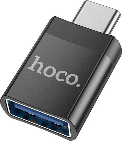 Picture of Hoco HOCO ADAPTER OTG ZE ZCZA TYP C DO USB A (ESKI) UA17 CZARNY