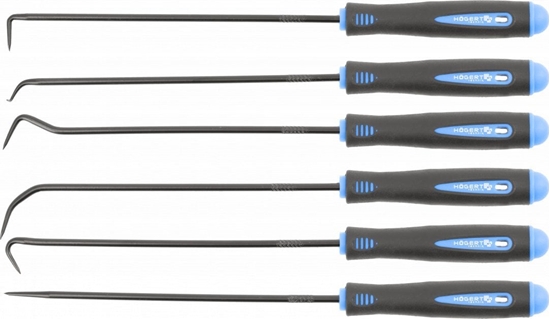 Picture of Högert Technik HOGERT ZESTAW DUGICH HACZYKÓW 6szt.