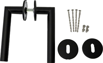 Picture of Home It Home>it® dørgreb med V-greb 19 mm.  matsort