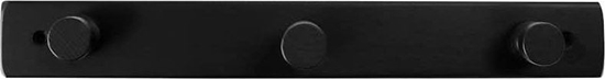 Picture of Home It Home>it® knagerække med 3 knage 30×4×7 cm fyrretræ sort