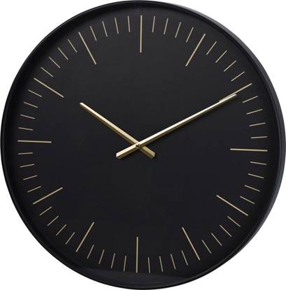 Attēls no Home Styling Collection Zegar cienny nowoczesny, zote wskazówki, Ø 50,7 cm