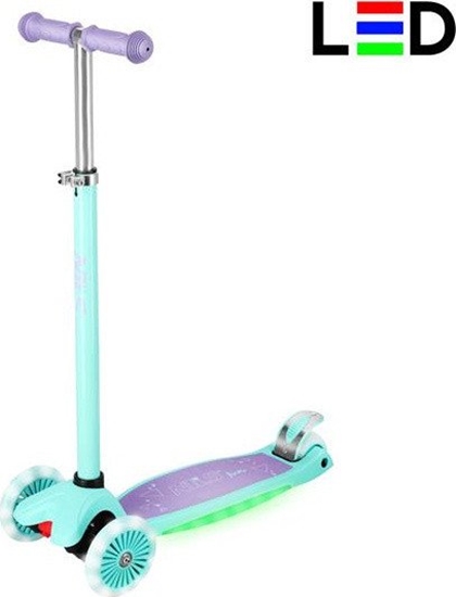 Picture of Hulajnoga dziecica podwietlana led Nils Fun HLB1310 fioletowa