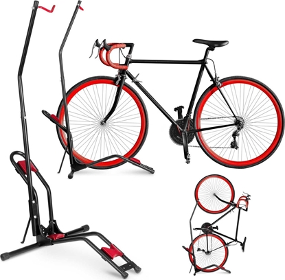 Attēls no Humberg Stojak rowerowy wieszak stalowy czarny