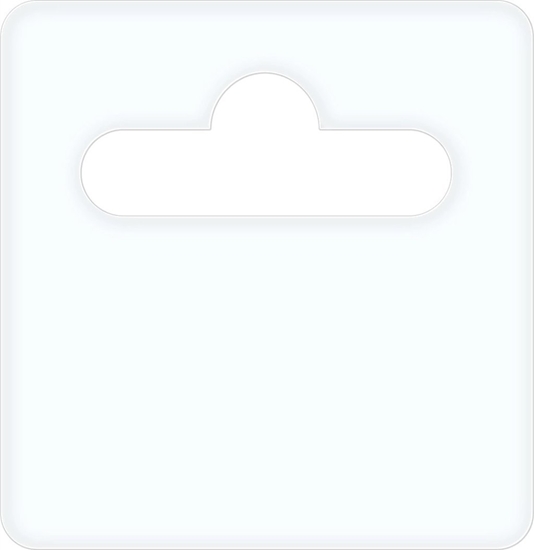 Изображение Hurtel Eurozawieszka 50x50 mm premium z klejem kauczukowym 1000 szt./rolka (folia 0,35 mm)