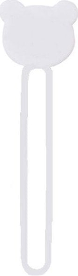 Picture of Hurtel Silikonowy zwijacz organizer kabla przewodu biay Silikonowy zwijacz organizer kabla przewodu biay