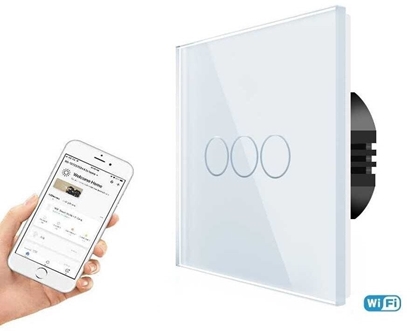 Picture of Hurtel Spring Tripolis czujnikowy przecznik zdalne sterowanie (WIFI) biay