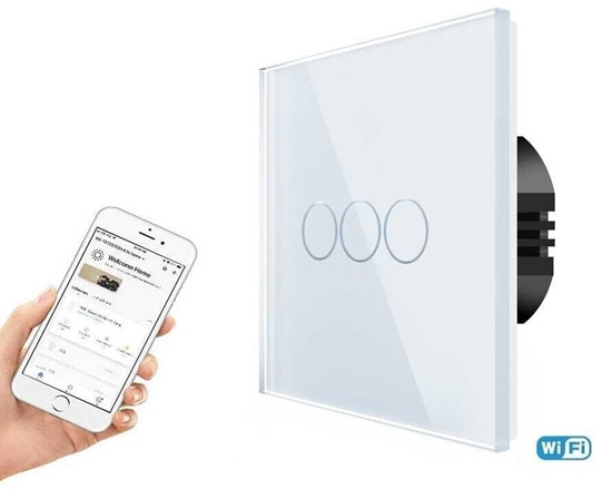 Picture of Hurtel Spring Tripolis czujnikowy przecznik zdalne sterowanie (WIFI) biay