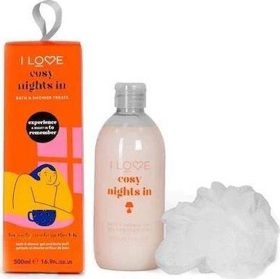 Изображение I love I Love Cosy Night's In zestaw el do kpieli i pod prysznic 500ml + myjka do ciaa