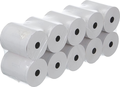 Picture of Icy Box Cash Register Thermal Paper Roll Tape, W: 80mm, L: 73m, bushings 12mm, diameter 75mm, 10pcs./pack.