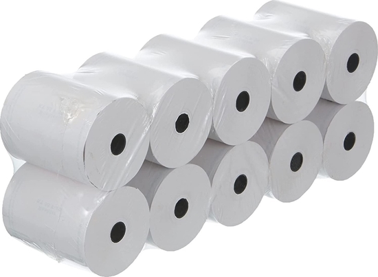Picture of Icy Box Cash Register Thermal Paper Roll Tape, W: 80mm, L: 73m, bushings 12mm, diameter 75mm, 10pcs./pack.