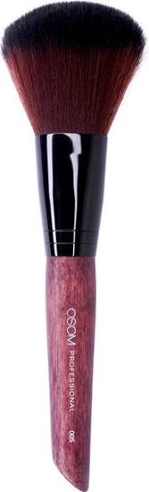 Изображение IDC OSOM Professional Precision powder brush kosmetinis teptukas biriai, mineralinei pudrai, veido ir pei sritims, sintetinio plauko ereliai