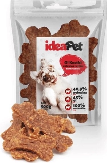 Picture of IdeaPet IDEAPET 500g KOSTKI WOOWINA Z RYEM 9cm