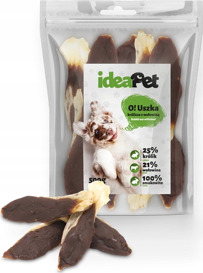 Picture of IdeaPet IDEAPET 500g USZKA KRÓLICZE Z WOOWIN