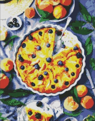 Изображение Ideyka Diamentowa mozaika - Brzoskwiniowa pokusa 40x50cm