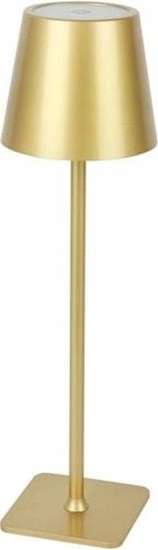 Picture of Ikraunamas, stalinis sviestuvas TAZA, 3.5W, 400lm, IP54, CCT keiciamos spalvos, 4000mAh, auksine