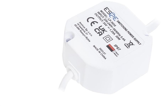 Picture of Impulsinis maitinimo altinis ESPE LP-3024 (30W, 1.25A/24V, hermetinis IP67, 50x47x25)