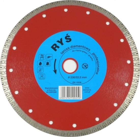 Picture of IN CORPORE TARCZA DIAMENTOWA TURBO RY 125MM