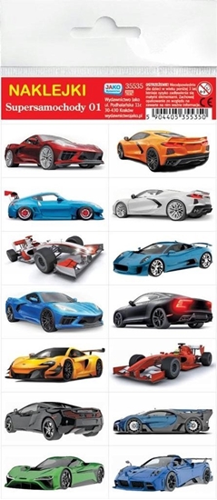 Изображение Incood Naklejki. Supersamochody