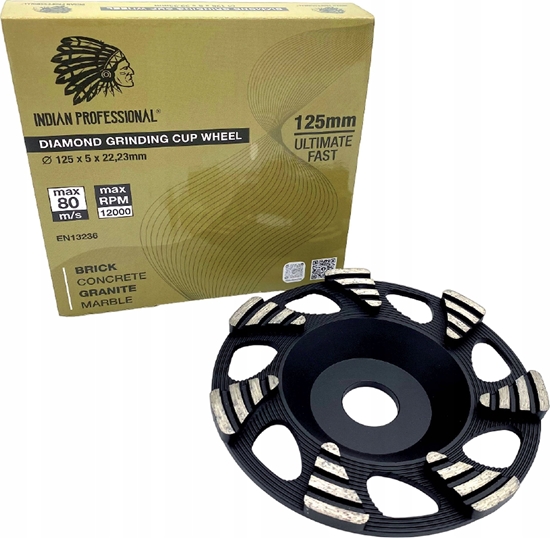 Picture of INDIAN PROFESSIONAL TARCZA DIAMENTOWA SZLIFIERSKA 125mm ULTIMATE FAST INDIAN PROFESSIONAL